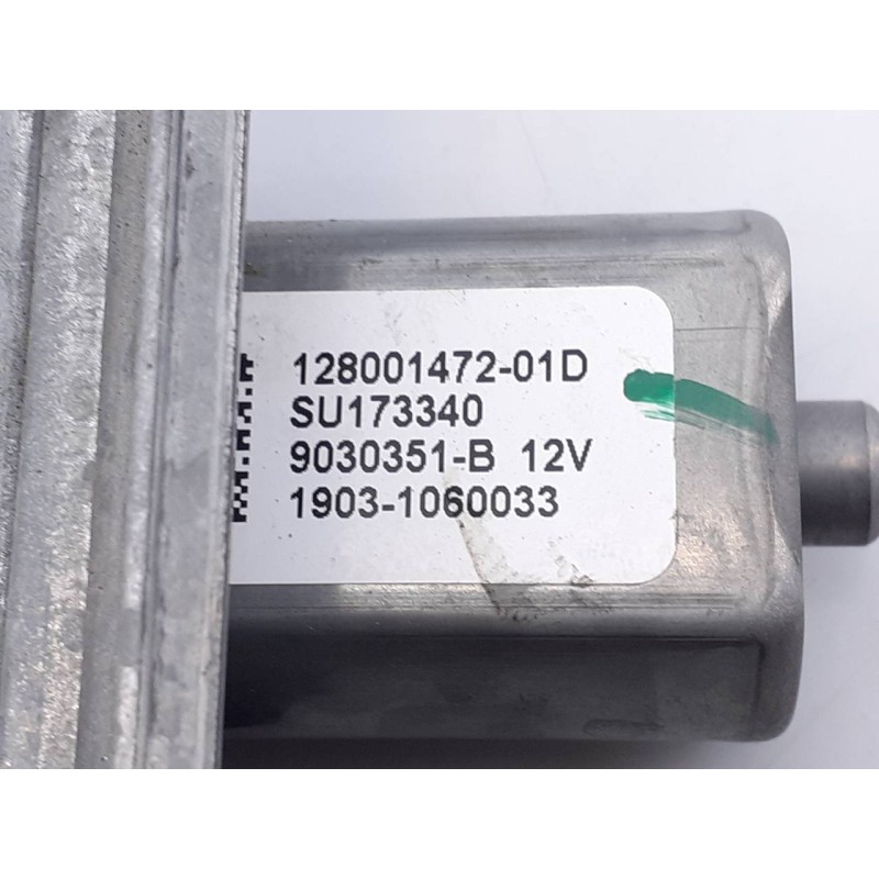 Recambio de elevalunas trasero izquierdo para renault captur zen referencia OEM IAM 12800147201D 9030351B E1-A1-4-2