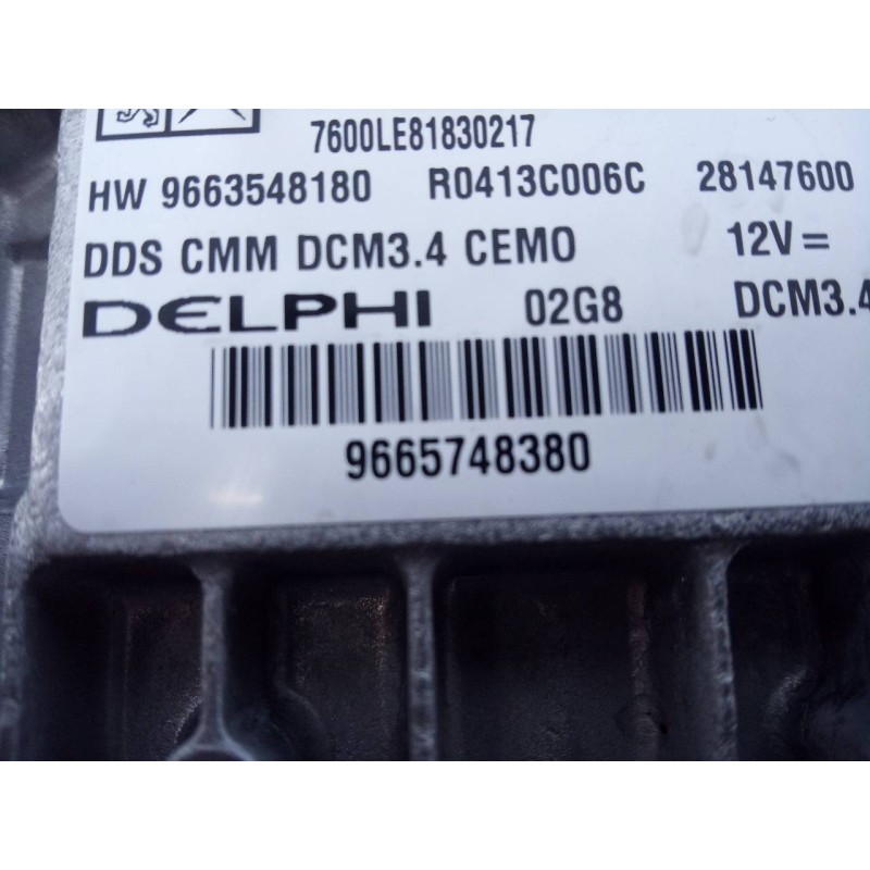 Recambio de centralita motor uce para peugeot 407 premium referencia OEM IAM 9663548180 9665748380 E3-B2-40-1