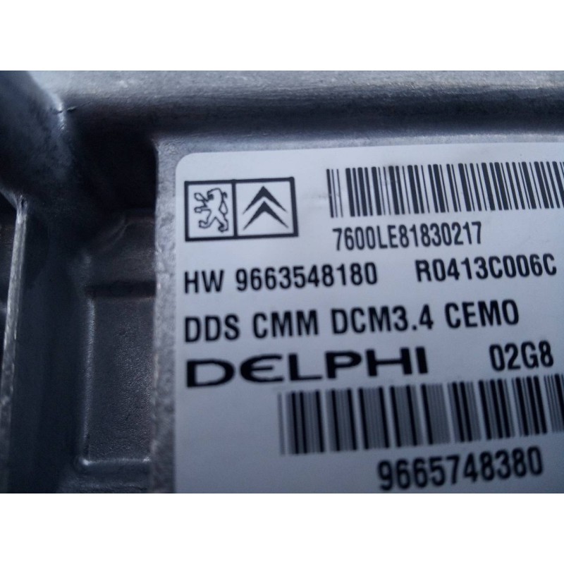 Recambio de centralita motor uce para peugeot 407 premium referencia OEM IAM 9663548180 9665748380 E3-B2-40-1