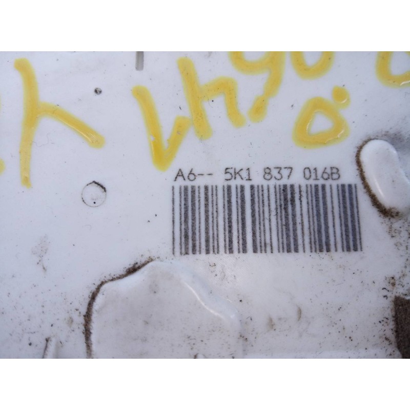 Recambio de cerradura puerta delantera derecha para skoda yeti active referencia OEM IAM 5K1837016B  E1-A5-4-1