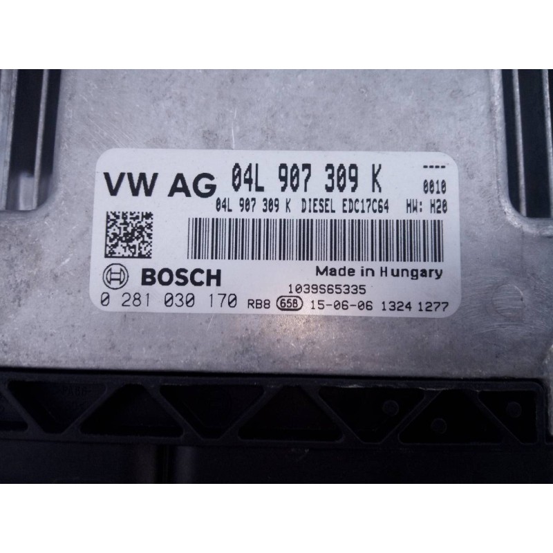 Recambio de centralita motor uce para volkswagen tiguan (5n2) r-line bluemotion referencia OEM IAM 04L907309K 0281030170 E2-A1-3