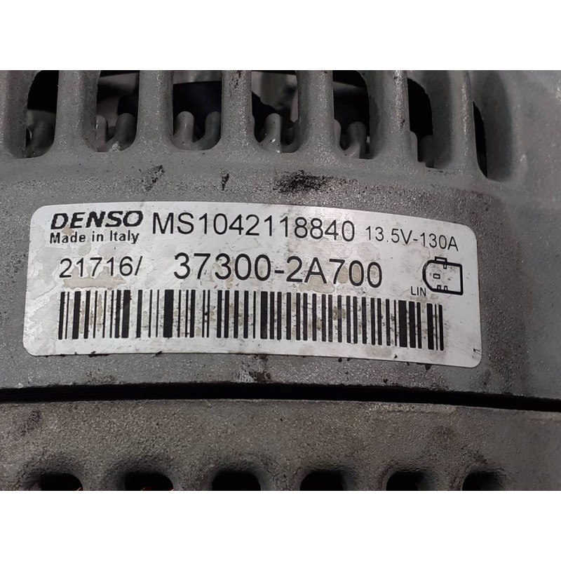 Recambio de alternador para hyundai i30 (gd) tecno bluedrive referencia OEM IAM 373002A700  P3-B6-5-4