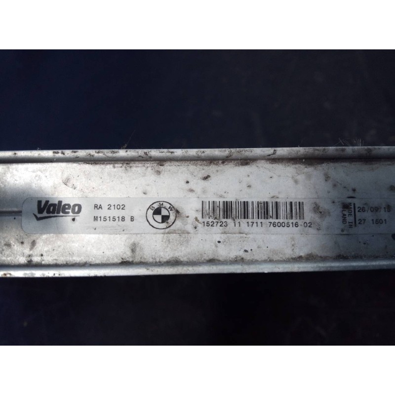 Recambio de radiador agua para bmw serie 3 lim. (f30) 318d referencia OEM IAM M1515188 15272311 P2-B6-4