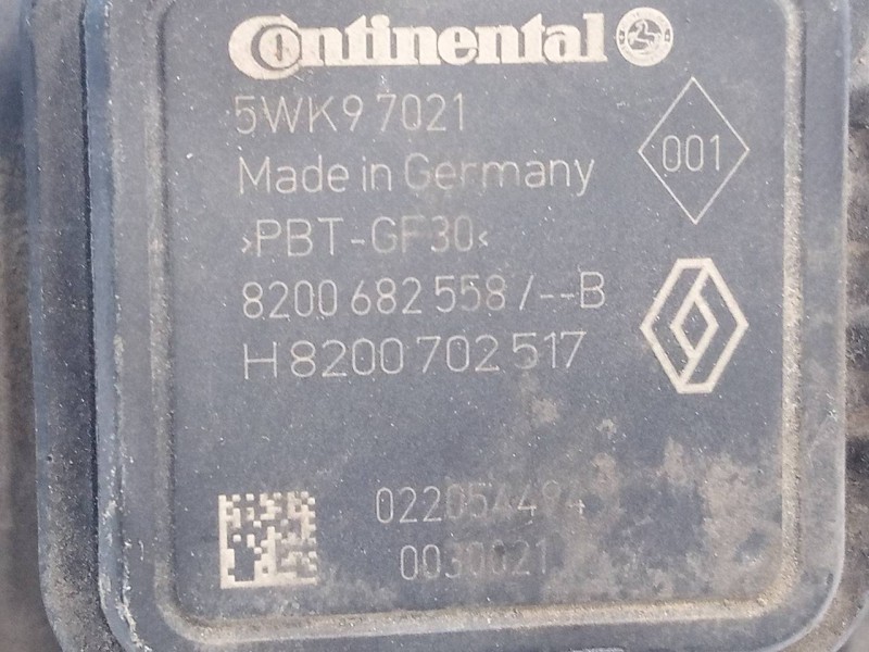 Recambio de caudalimetro para renault megane iii berlina 5 p limited referencia OEM IAM 8200702517 8200682558 E2-A1-38-2