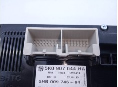 Recambio de mando climatizador para volkswagen tiguan (5n2) sport 4motion bluemotion referencia OEM IAM 5K0907044HA  E2-A1-34-1 2