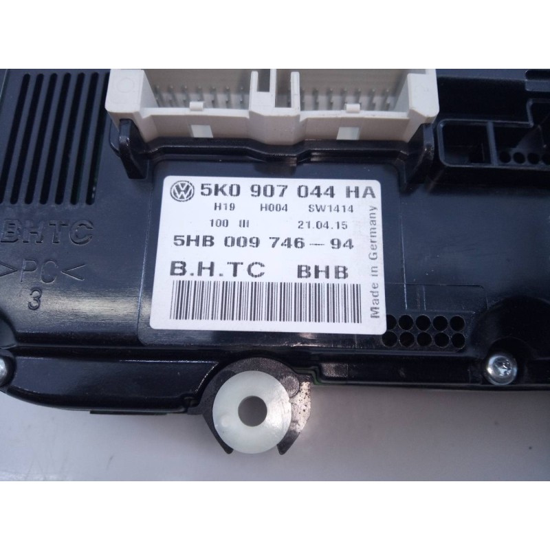 Recambio de mando climatizador para volkswagen tiguan (5n2) sport 4motion bluemotion referencia OEM IAM 5K0907044HA  E2-A1-34-1