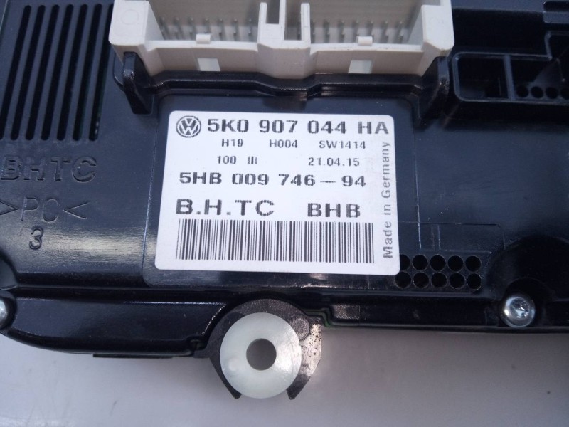 Recambio de mando climatizador para volkswagen tiguan (5n2) sport 4motion bluemotion referencia OEM IAM 5K0907044HA  E2-A1-34-1