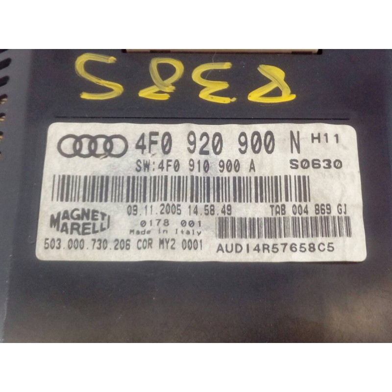Recambio de cuadro instrumentos para audi a6 berlina (4f2) 2.0 tdi referencia OEM IAM 4F0920900N 503000730206 E2-A1-43-6