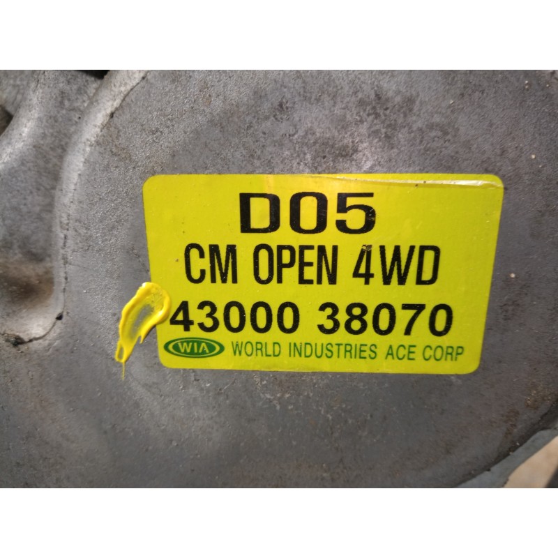 Recambio de caja cambios para hyundai santa fe (bm) 2.2 crdi style 4x4 referencia OEM IAM 4300038070 070301286 M1-A3-152