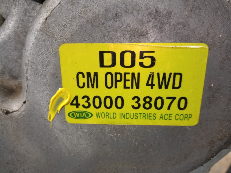 Recambio de caja cambios para hyundai santa fe (bm) 2.2 crdi style 4x4 referencia OEM IAM 4300038070 070301286 M1-A3-152