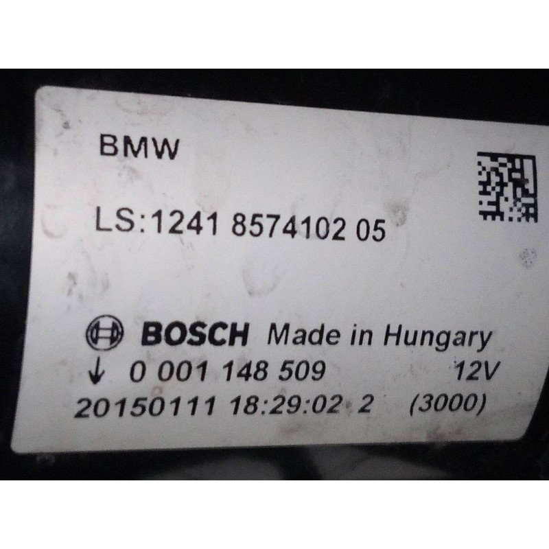 Recambio de motor arranque para bmw serie 3 gran turismo (f34) 320d referencia OEM IAM 20150111 001148509 P3-A7-19-1