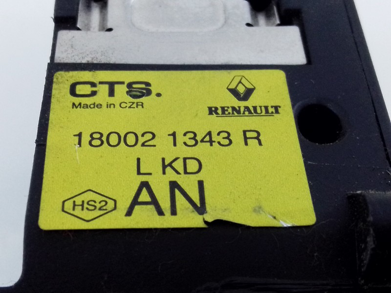 Recambio de pedal acelerador para dacia dokker express ambiance referencia OEM IAM 180021343R  E2-A1-34-6