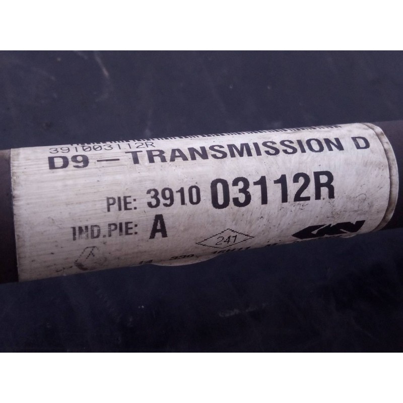 Recambio de transmision delantera derecha para renault megane iii berlina 5 p limited referencia OEM IAM 391003112R  P1-A6-32