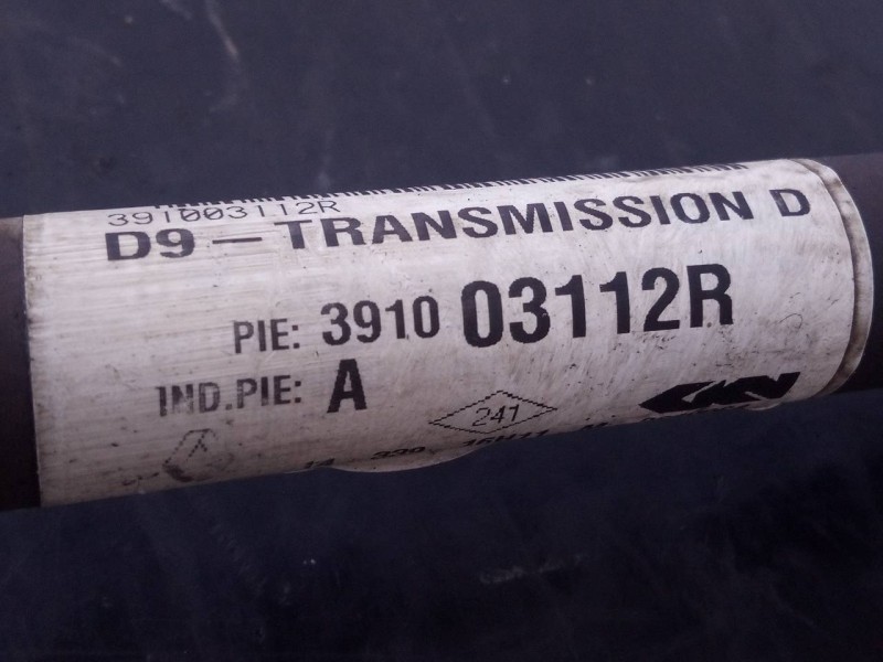 Recambio de transmision delantera derecha para renault megane iii berlina 5 p limited referencia OEM IAM 391003112R  P1-A6-32