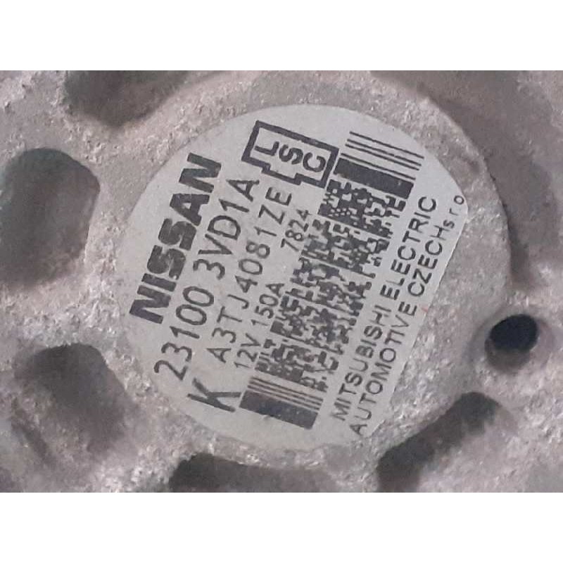 Recambio de alternador para nissan nv 200 (m20) kombi comfort referencia OEM IAM 231003VD1A  P3-B6-3-1