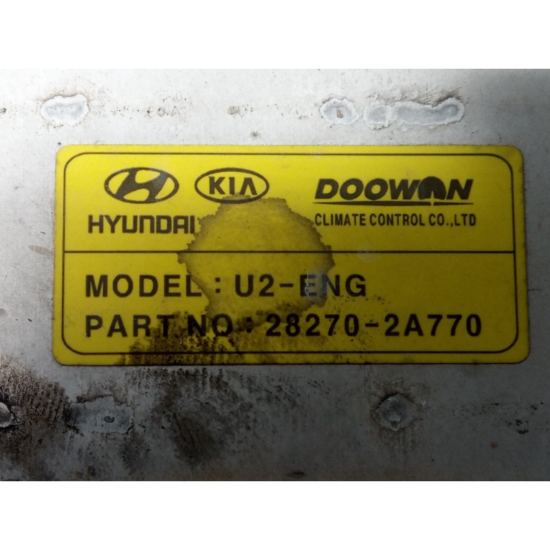 Recambio de intercooler para kia cee´d drive referencia OEM IAM 282702A770  P2-A11-14