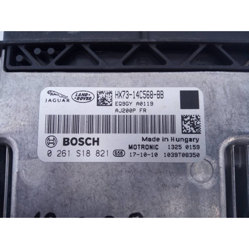 Recambio de centralita motor uce para jaguar xf pure referencia OEM IAM HX7314C568BB 0261S18821 E3-B3-54-2