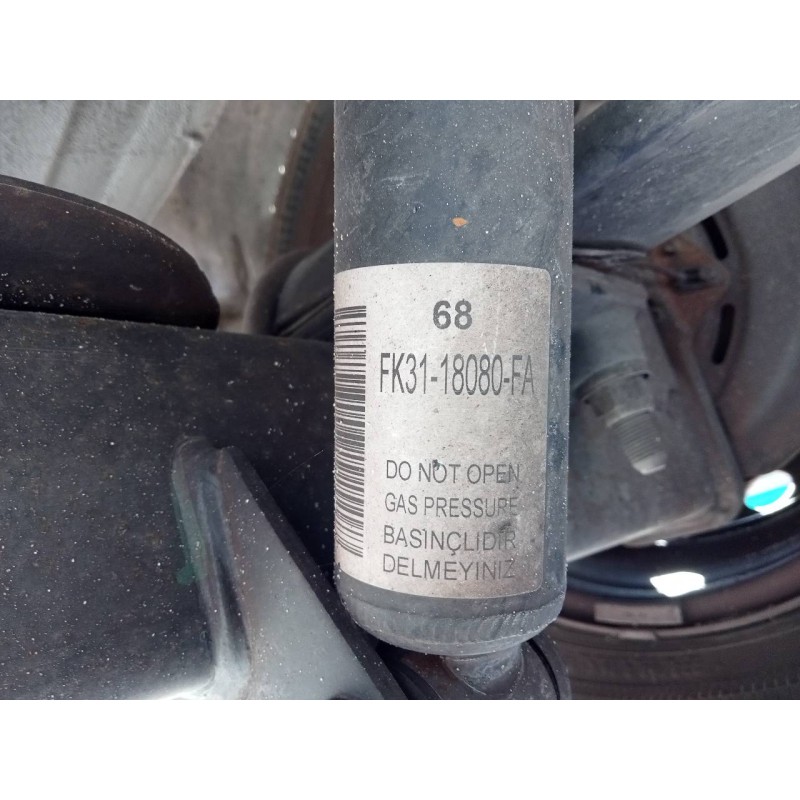 Recambio de amortiguador trasero izquierdo para ford transit custom kasten v363 referencia OEM IAM FK3118080FA  