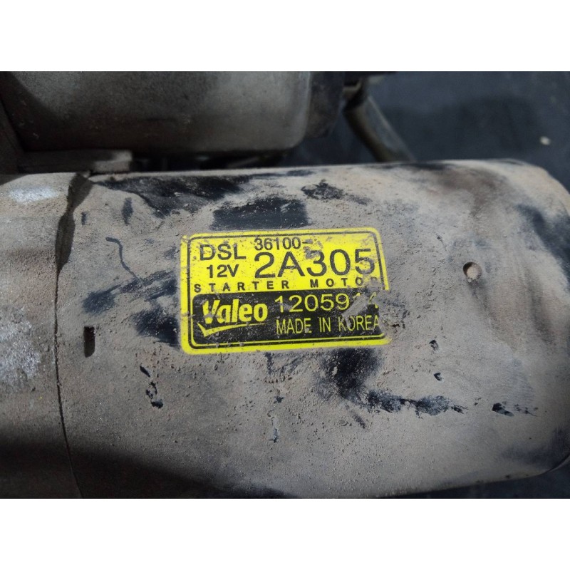 Recambio de motor arranque para kia cee´d drive referencia OEM IAM 2A305  P3-B8-10-3