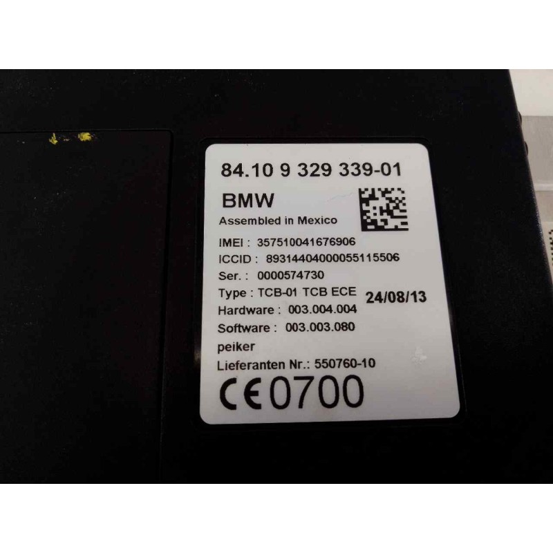 Recambio de modulo electronico para bmw serie 7 (f01/f02) 740d referencia OEM IAM 8410932933901  E3-A2-54-1