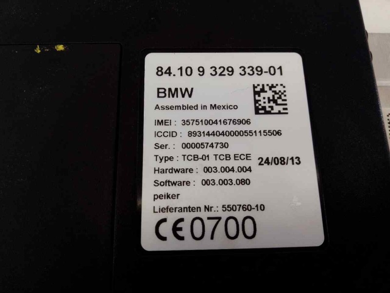 Recambio de modulo electronico para bmw serie 7 (f01/f02) 740d referencia OEM IAM 8410932933901  E3-A2-54-1