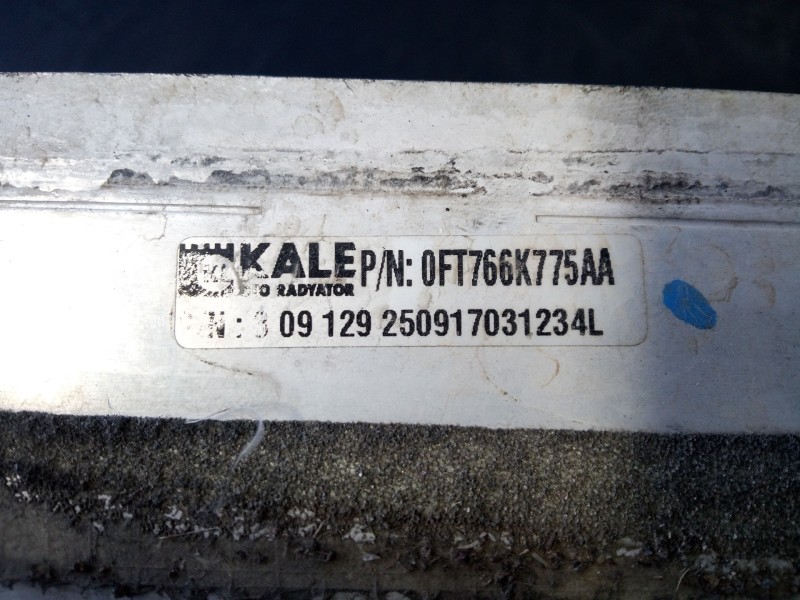 Recambio de intercooler para ford tourneo courier (c4a) titanium referencia OEM IAM 309129250917031234L 0FT766K775AA P2-B10-8