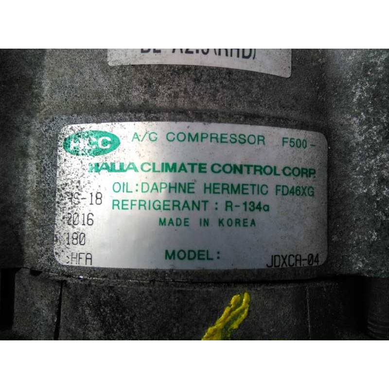 Recambio de compresor aire acondicionado para kia sorento 2.5 crdi emotion referencia OEM IAM 977013E350  P3-B2-13-4