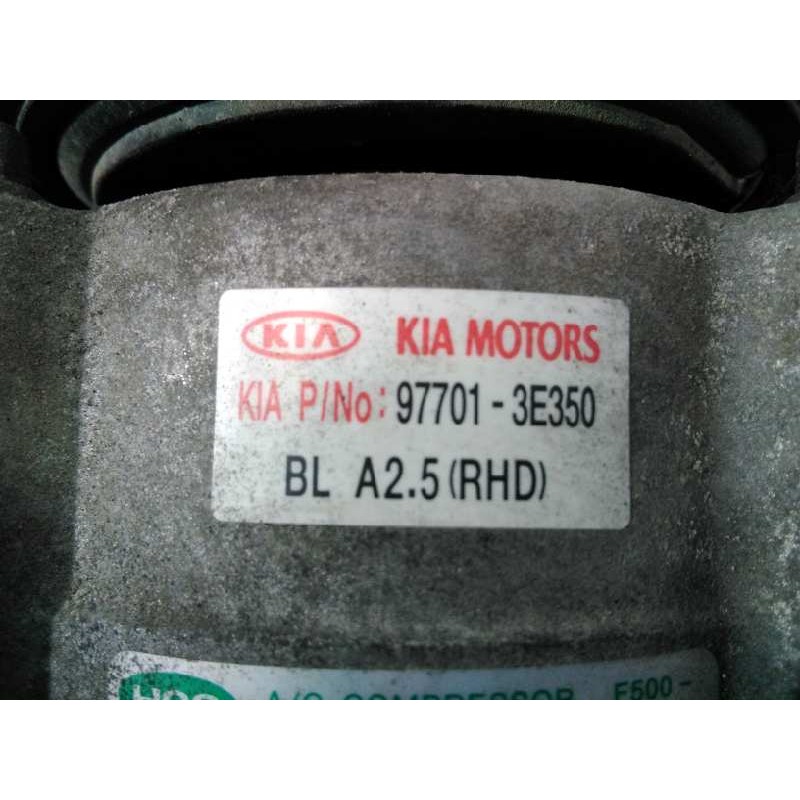 Recambio de compresor aire acondicionado para kia sorento 2.5 crdi emotion referencia OEM IAM 977013E350  P3-B2-13-4