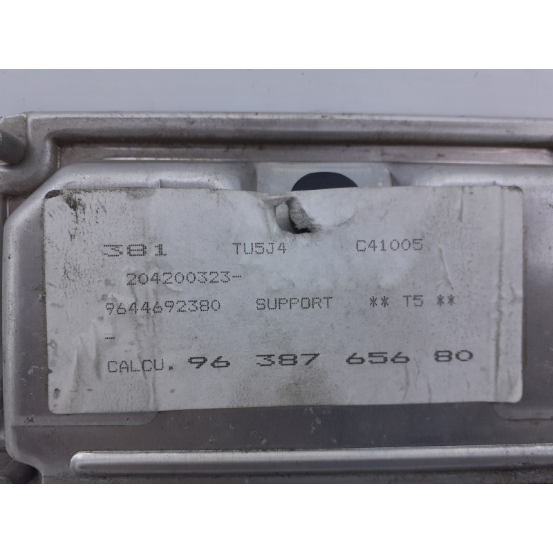 Recambio de centralita motor uce para peugeot 307 (s1) xn referencia OEM IAM 9638765680 0261206943 E3-B2-25-2