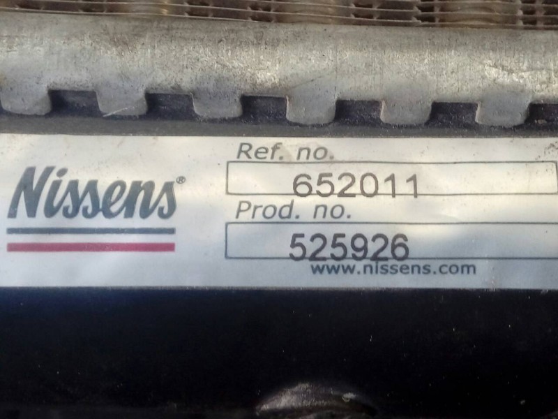 Recambio de radiador agua para audi a3 (8l) 1.8 ambiente referencia OEM IAM 652011  