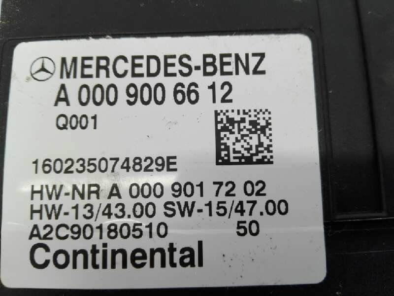 Recambio de modulo electronico para mercedes-benz clase c (w205) lim. c 220 d 4matic (205.005) referencia OEM IAM A0009006612 A2
