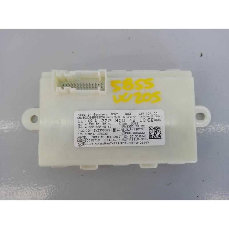 Recambio de modulo electronico para mercedes-benz clase c (w205) lim. c 220 d 4matic (205.005) referencia OEM IAM A2229004213  E