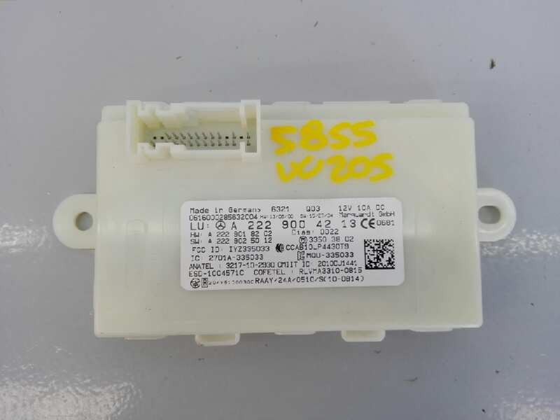 Recambio de modulo electronico para mercedes-benz clase c (w205) lim. c 220 d 4matic (205.005) referencia OEM IAM A2229004213  E