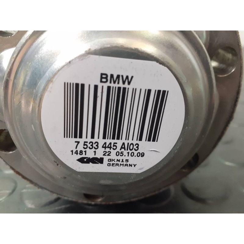 Recambio de transmision trasera izquierda para bmw serie 1 berlina (e81/e87) 116d referencia OEM IAM 7533445AI03  