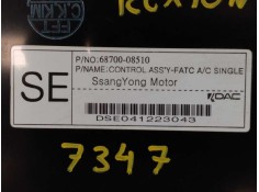 Recambio de mando climatizador para ssangyong rexton rx 270 plus / 270 xdi plus referencia OEM IAM DSE041223043  E3-A3-13-4 2