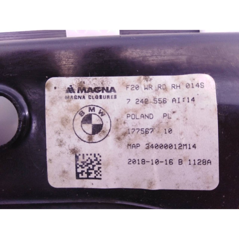 Recambio de elevalunas trasero derecho para bmw serie 1 lim. 5-trg. (f20) 118d m sport referencia OEM IAM 17756710  E1-A3-3-1