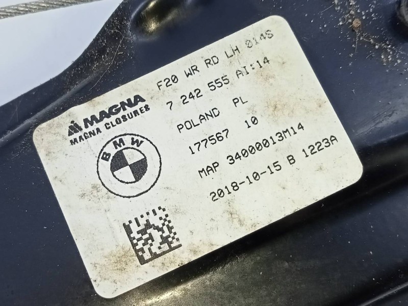 Recambio de elevalunas trasero izquierdo para bmw serie 1 lim. 5-trg. (f20) 118d m sport referencia OEM IAM   E1-A2-52-2