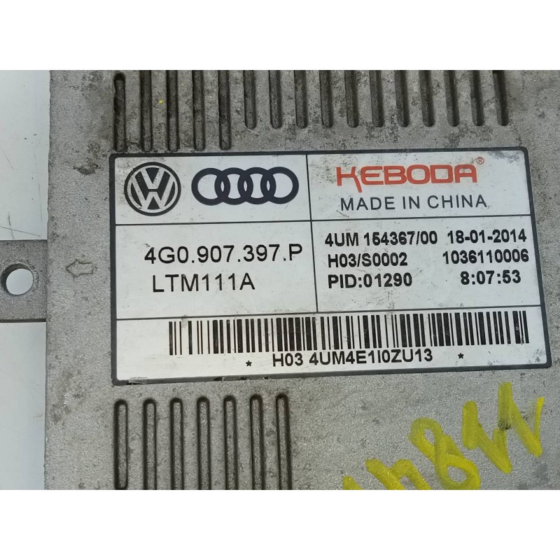 Recambio de centralita faros xenon para audi a6 avant (4g5) 3.0 tdi quattro referencia OEM IAM 4G0907397P 4UM15436700 E2-A1-39-1