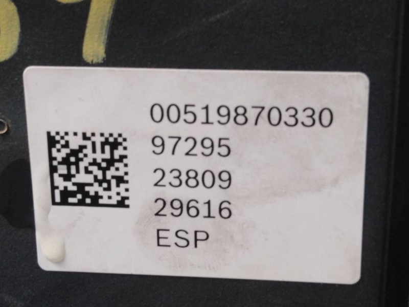 Recambio de abs para fiat ducato furgón g. vol. 33 150 (rs: 4035 mm) (l4h2) referencia OEM IAM 0265260969 00519870330 P3-A8-10-4