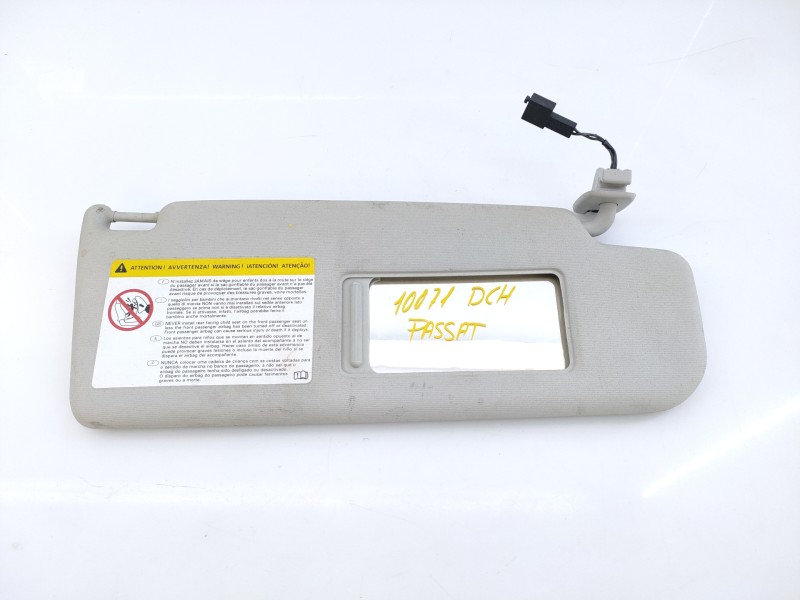 Recambio de parasol derecho para volkswagen passat variant (365) advance bluemotion referencia OEM IAM 3C0857552N  E1-B6-51-2