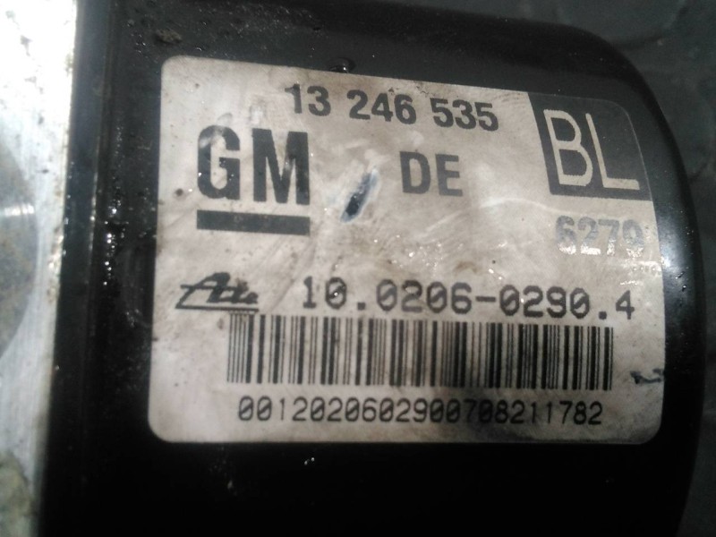Recambio de abs para opel astra gtc sport referencia OEM IAM 13246535  P3-A8-12-2