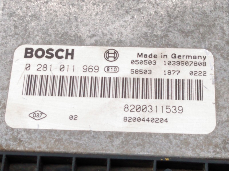 Recambio de centralita motor uce para renault laguna ii (bg0) authentique referencia OEM IAM 0281011969 8200440204 E2-A1-43-8