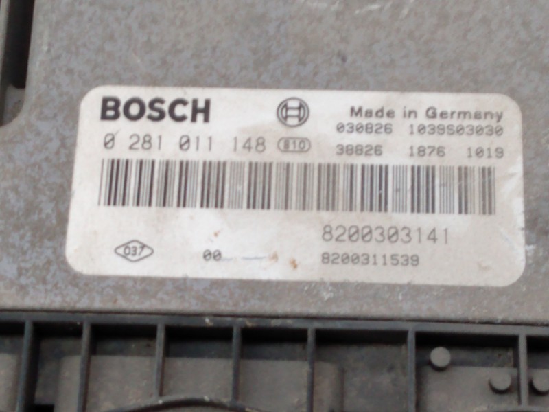 Recambio de centralita motor uce para renault laguna ii (bg0) authentique referencia OEM IAM 8200303141 0281011148 E2-A1-43-8