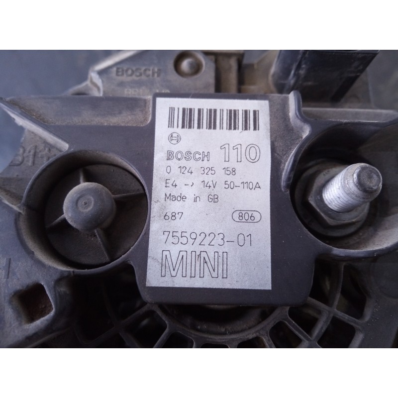 Recambio de alternador para bmw mini (r50,r53) one referencia OEM IAM 755922301 0124325158 P3-A5-13-3