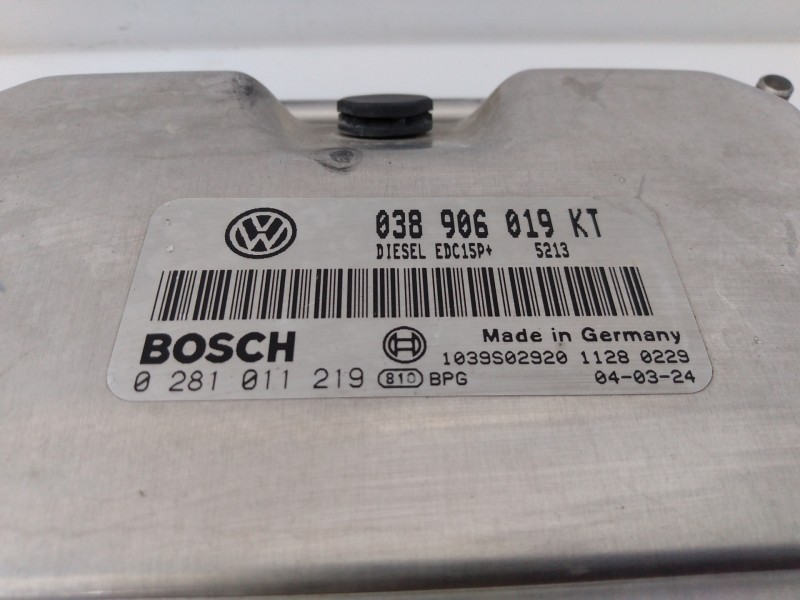 Recambio de centralita motor uce para seat cordoba berlina (6l2) 1.9 tdi referencia OEM IAM 038906019KT 0281011219 E2-A1-18-6