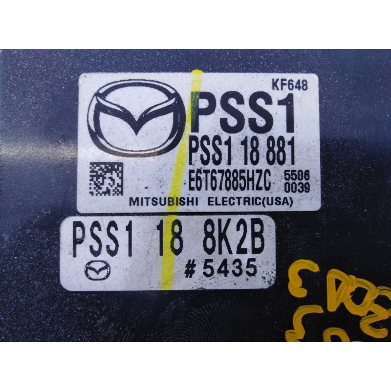 Recambio de centralita motor uce para mazda 3 lim. () evolution referencia OEM IAM PSS118881 E6767885HZC E3-B5-31-3