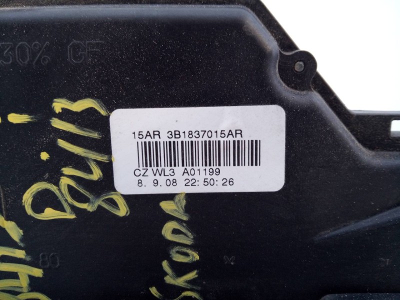 Recambio de cerradura puerta delantera izquierda para skoda roomster (5j7) sport referencia OEM IAM 3B1837015AR  E1-A5-44-2