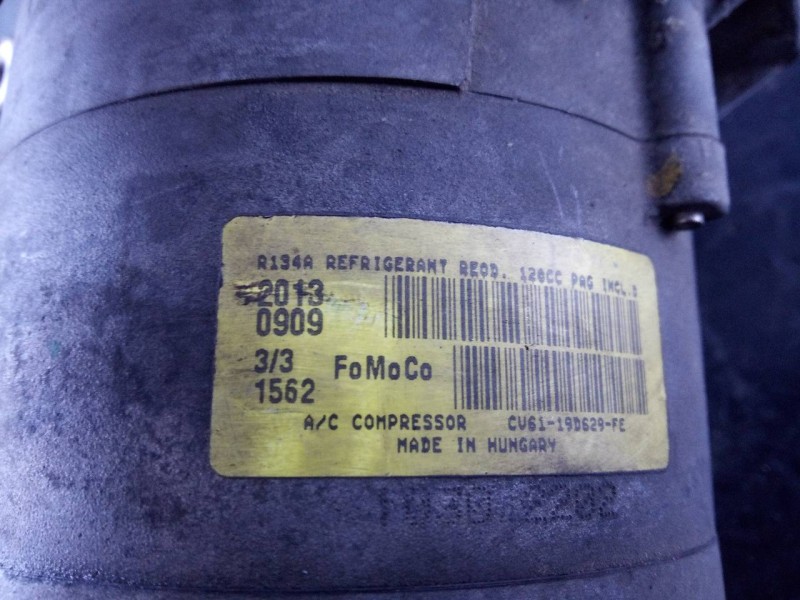 Recambio de compresor aire acondicionado para ford focus lim. (cb8) 1.0 ecoboost cat referencia OEM IAM CV6119D629FE  P3-B2-24-2