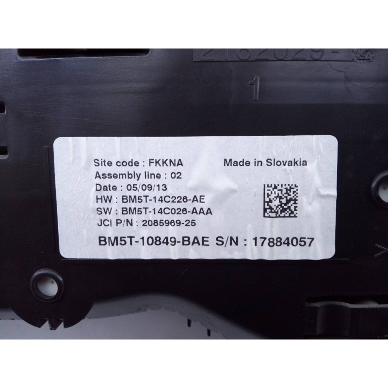 Recambio de cuadro instrumentos para ford focus lim. (cb8) 1.0 ecoboost cat referencia OEM IAM BM5T10849BAE  E3-B3-39-4
