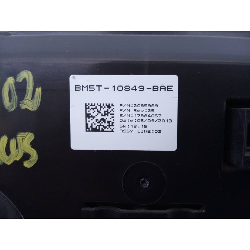 Recambio de cuadro instrumentos para ford focus lim. (cb8) 1.0 ecoboost cat referencia OEM IAM BM5T10849BAE  E3-B3-39-4